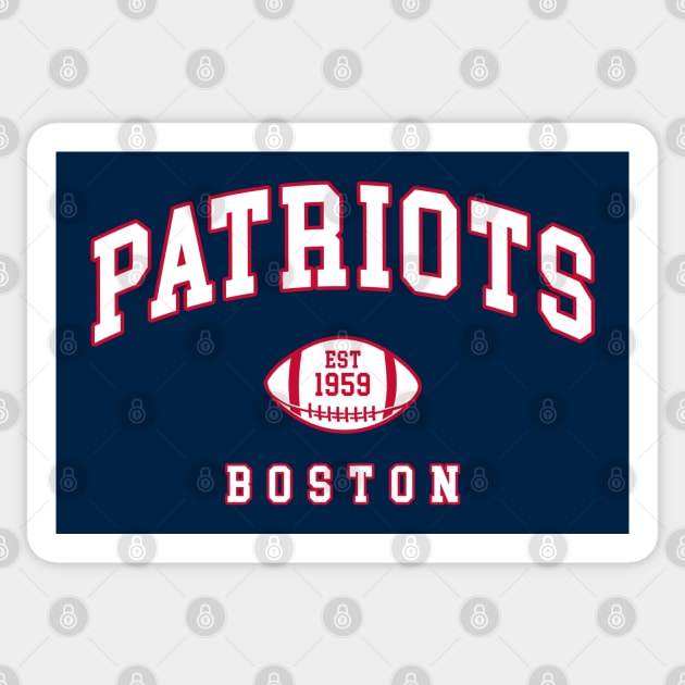 The Patriots Sticker by CulturedVisuals